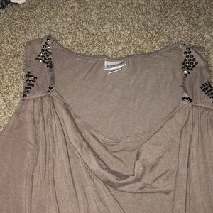 Maternity sparkle tank top